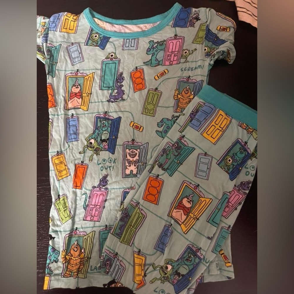 Little Sleepies size 7/8 - Monsters Inc